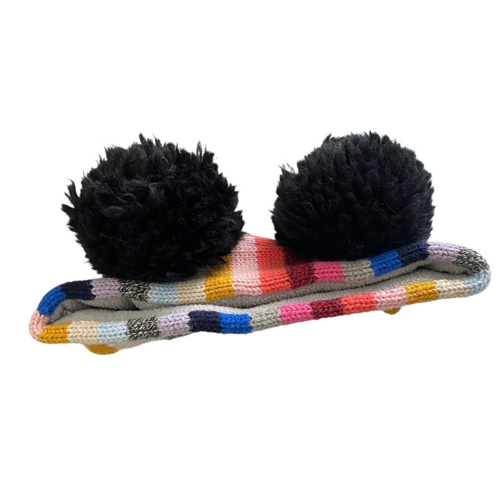 GAP little Girl’s Double Pom Pom Ear knit Warmer